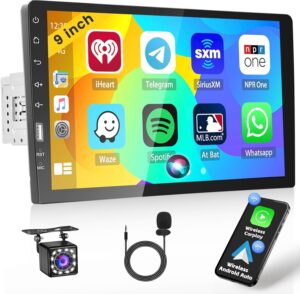 9" CarPlay Android Auto Touchscreen Radio