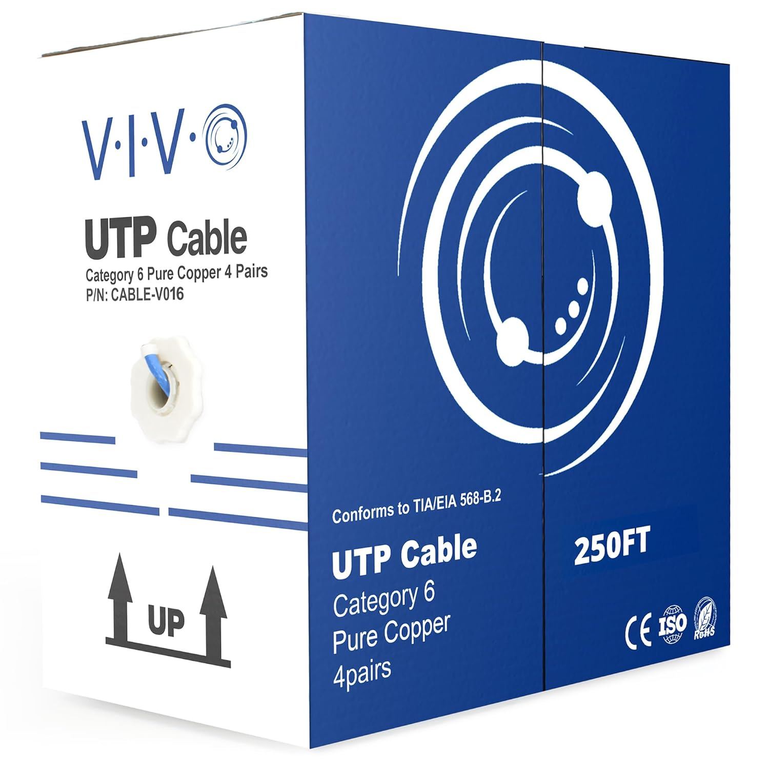VIVO 250ft Cat6 Ethernet Cable