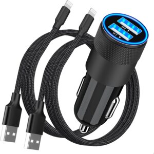 Rombica 4.8A Car Charger & Lightning Cable