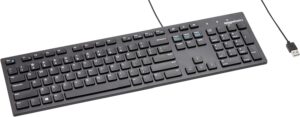 Amazon Basics Wired QWERTY Keyboard - Full