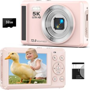 72MP Kids' Digital Camera with 16X Zoom