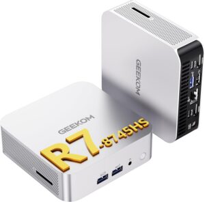 GEEKOM A8 Mini PC: Ryzen 7, 32GB/1TB