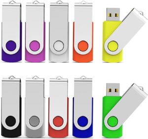 Aiibe 10-Pack 32GB USB 2.0 Flash Drives