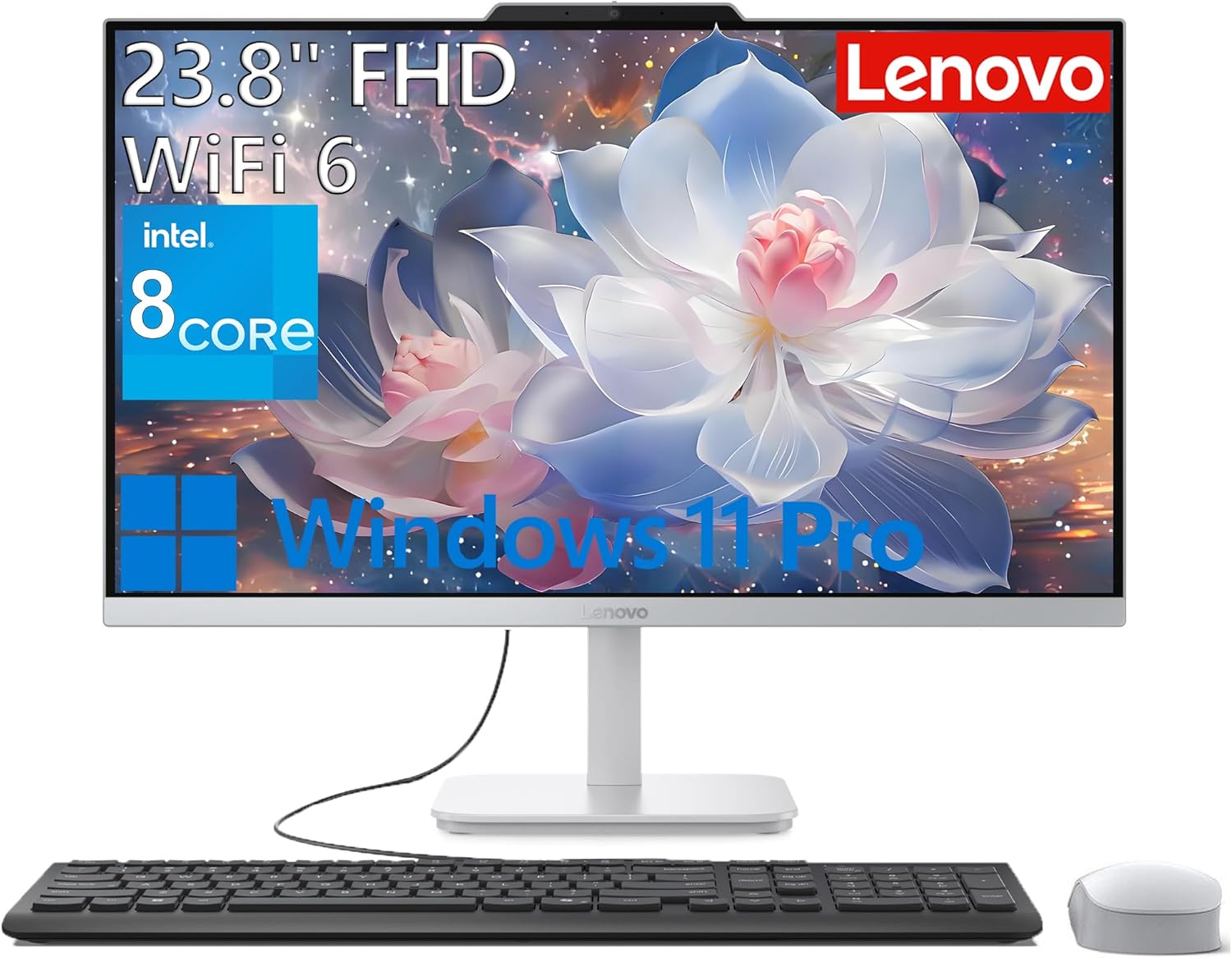Lenovo 24 All-in-One Desktop Computer for Home Office