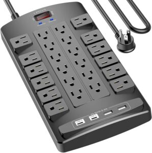 QINLIANF 24-Outlet Surge Protector