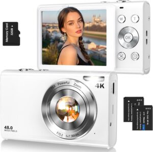 48MP 4K Vlogging Camera with 16X Zoom
