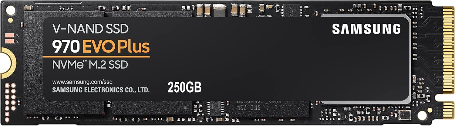 Samsung 970 EVO Plus 250GB NVMe SSD