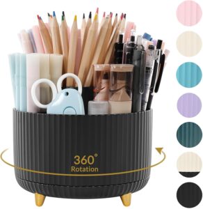 SKYDUE 360 Degree Rotating Desk Organizer