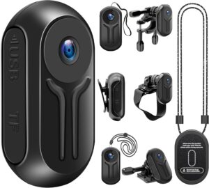 64GB Mini Body Cam with Magnetic Clip