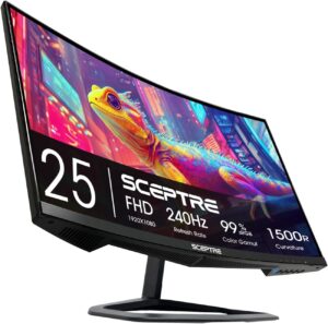 Sceptre 25" 240Hz Curved Gaming Monitor