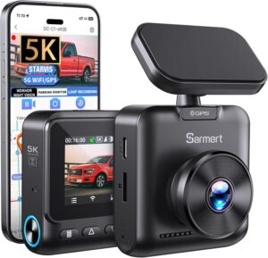 Sarmert C1 5K Dash Cam with GPS & WiFi