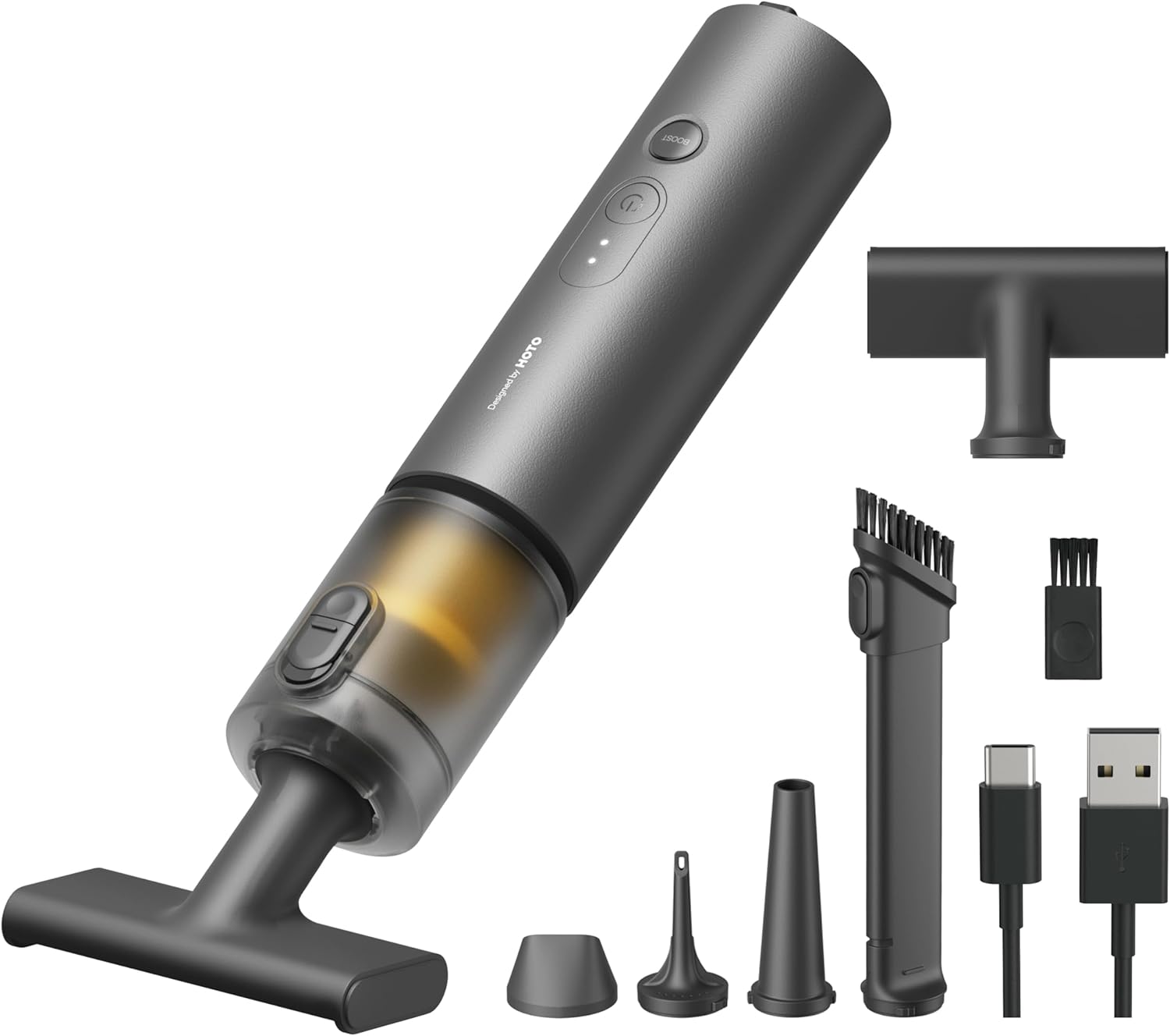 HOTO Cordless Car Vacuum, 4-in-1 Mini Vac