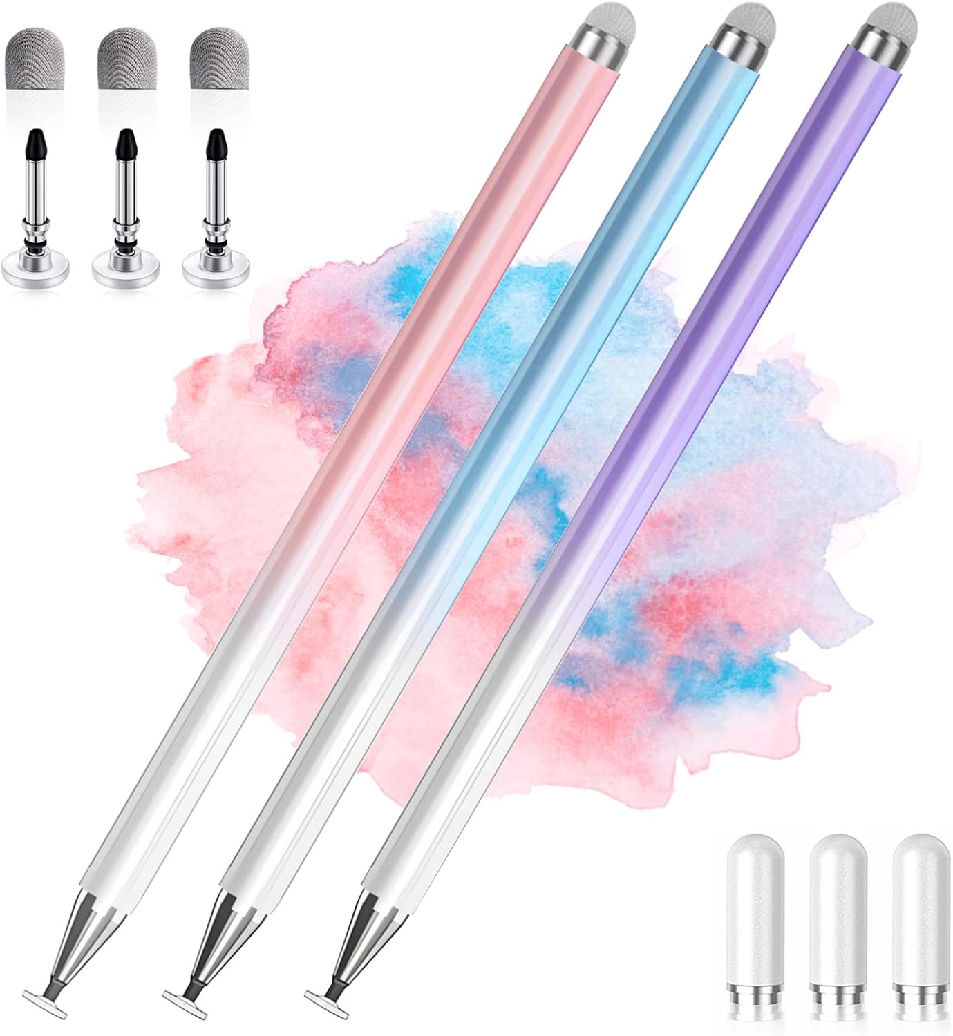 3-Pack Stylus Pens for Tablets