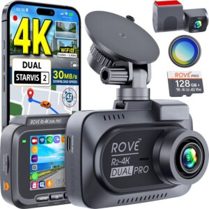 ROVE R2-4K Pro Dash Cam Front & Rear