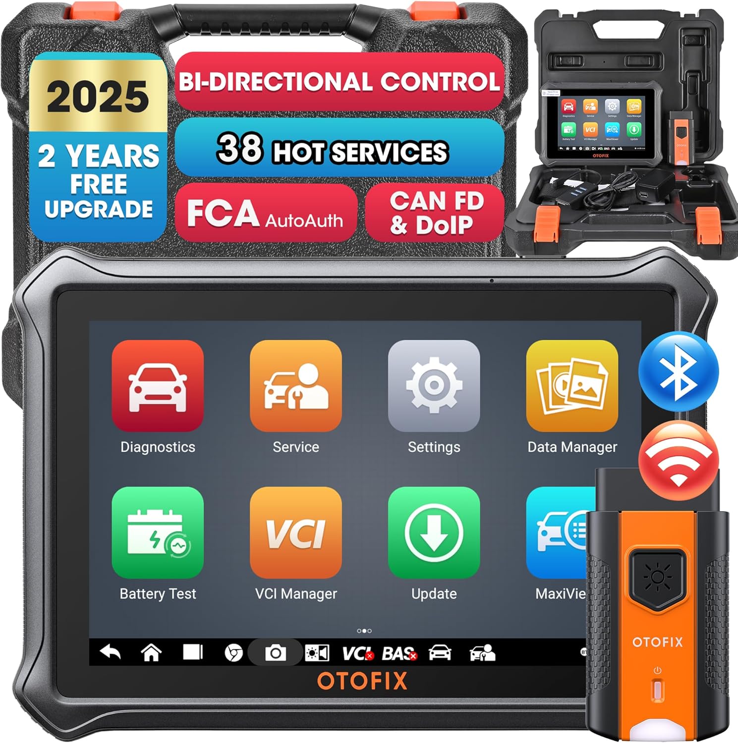 OTOFIX D1 Lite 2025, 38+ Services, 2Y Free Update
