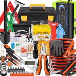 AUTODECO 98-Piece Car Emergency Kit