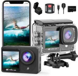 4K30FPS Dual Screen Sports Camera Kit