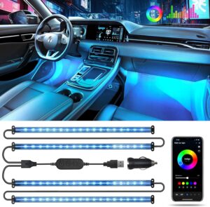 Smart RGB 48 LED Car Interior Lights