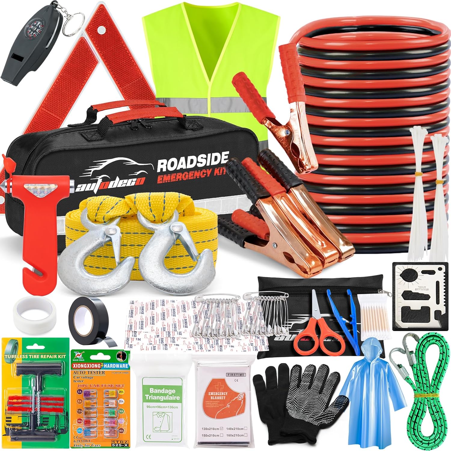 AUTODECO Premium Roadside Kit