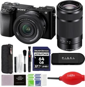 Sony a6100 with 16-50mm & 55-210mm Lenses
