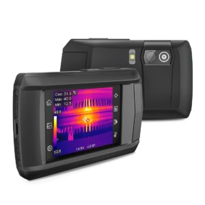 HP96 Thermal Imaging Camera with 3.5" Touch Screen, Visual Camera, 240x240 Super Resolution, 96x96 IR Resolution, Intelligent Scene Detection, 25Hz Video,