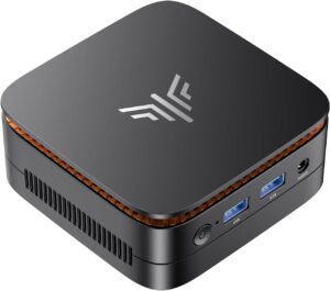 KAMRUI Essenx E1 Mini PC with N97 Processor, 16GB DDR4 RAM, 256GB M.2 SSD, Dual 4K, WiFi, Bluetooth, Ethernet for Business, Education, Home