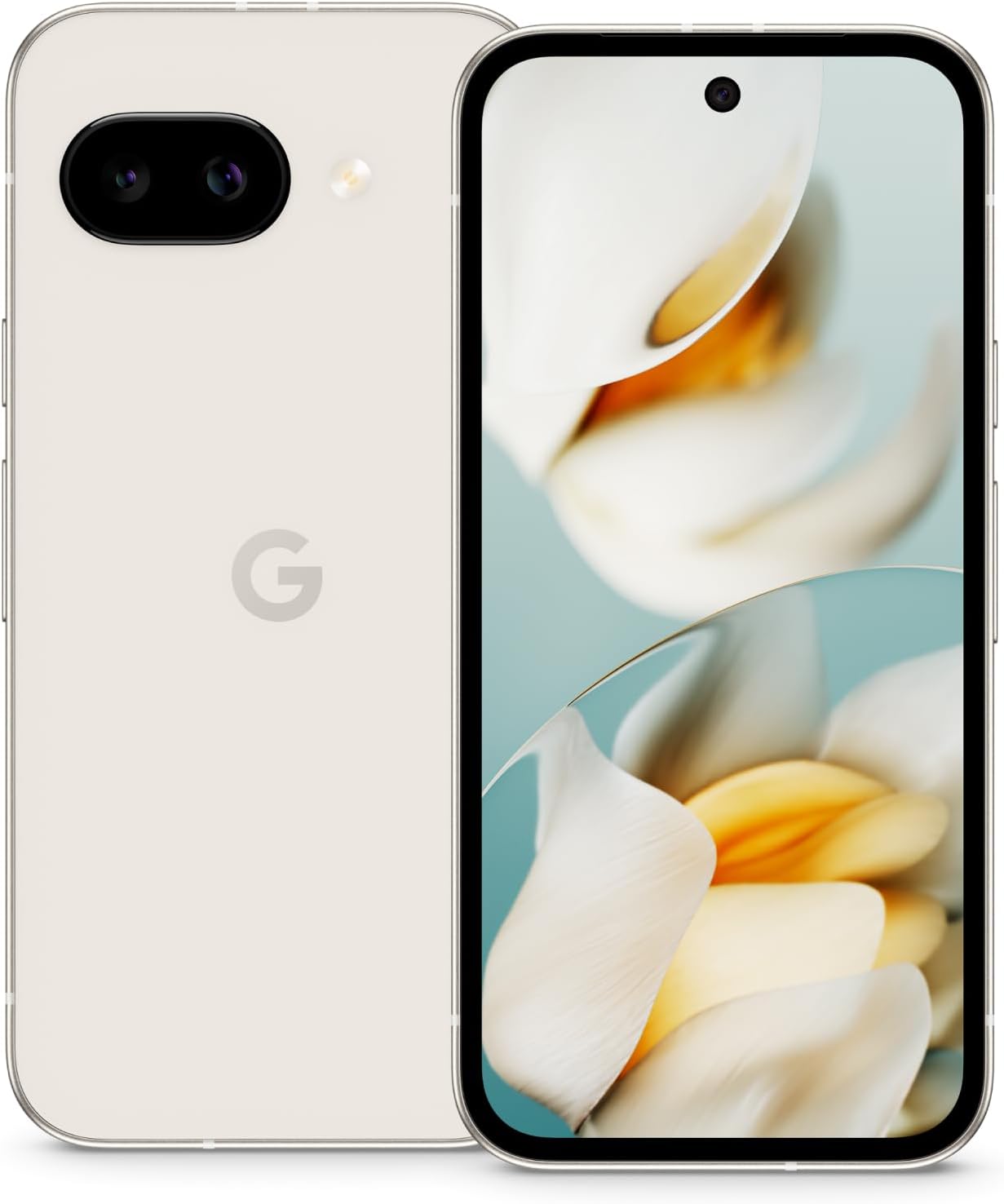 Google Pixel 9a with Gemini - Unlocked Android Smartphone with Incredible Camera and AI Photo Editing, All-Day Battery, and Powerful Security - Porcelain - 128 GB