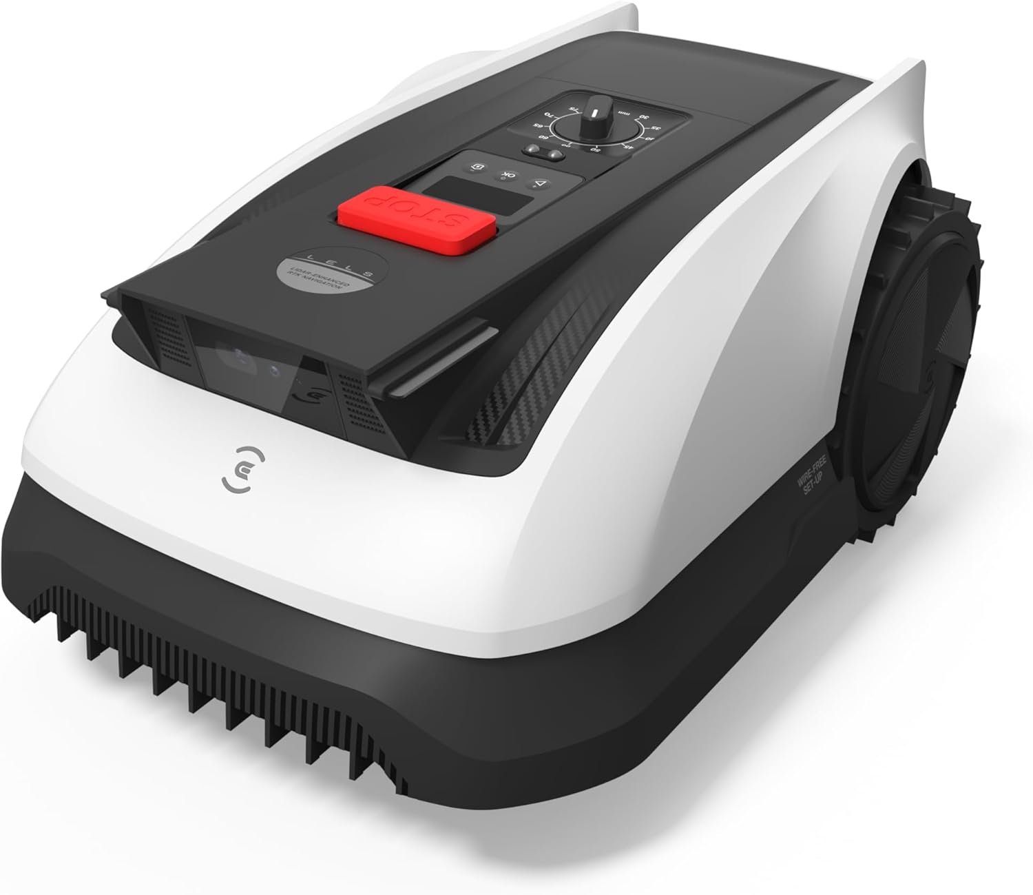 ECOVACS Goat O1000 RTK Robot Lawn Mower | Perimeter Wire-Free Vision Robotic Lawnmower for 1/4 Acres Lawn