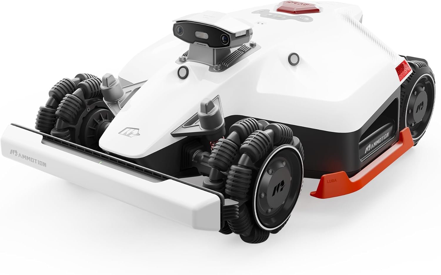 Mammotion LUBA 2 AWD 5000X Robot Lawn Mower with 4G, All-Wheel-Drive for 80% Slope, Perimeter Wire Free for 1.25 Acres, UltraSense AI Vision & RTK Auto-Mapping, 1.0"-2.7" Adjustable Cutting Height