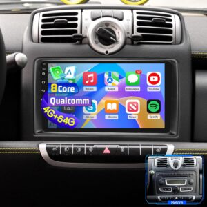 8 Core 4+64 Qualcomm Android Car Stereo for Mercedes Benz Smart Fortwo 2005