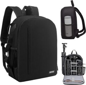 CADeN Professional Waterproof Camera Backpack Bag for DSLR, SLR, Mirrorless Cameras - Compatible with Sony, Canon, Nikon caden-professional-waterproof-camera-backpack-bag-for-dslr-slr-mirrorless-cameras-compatible-with-sony-canon