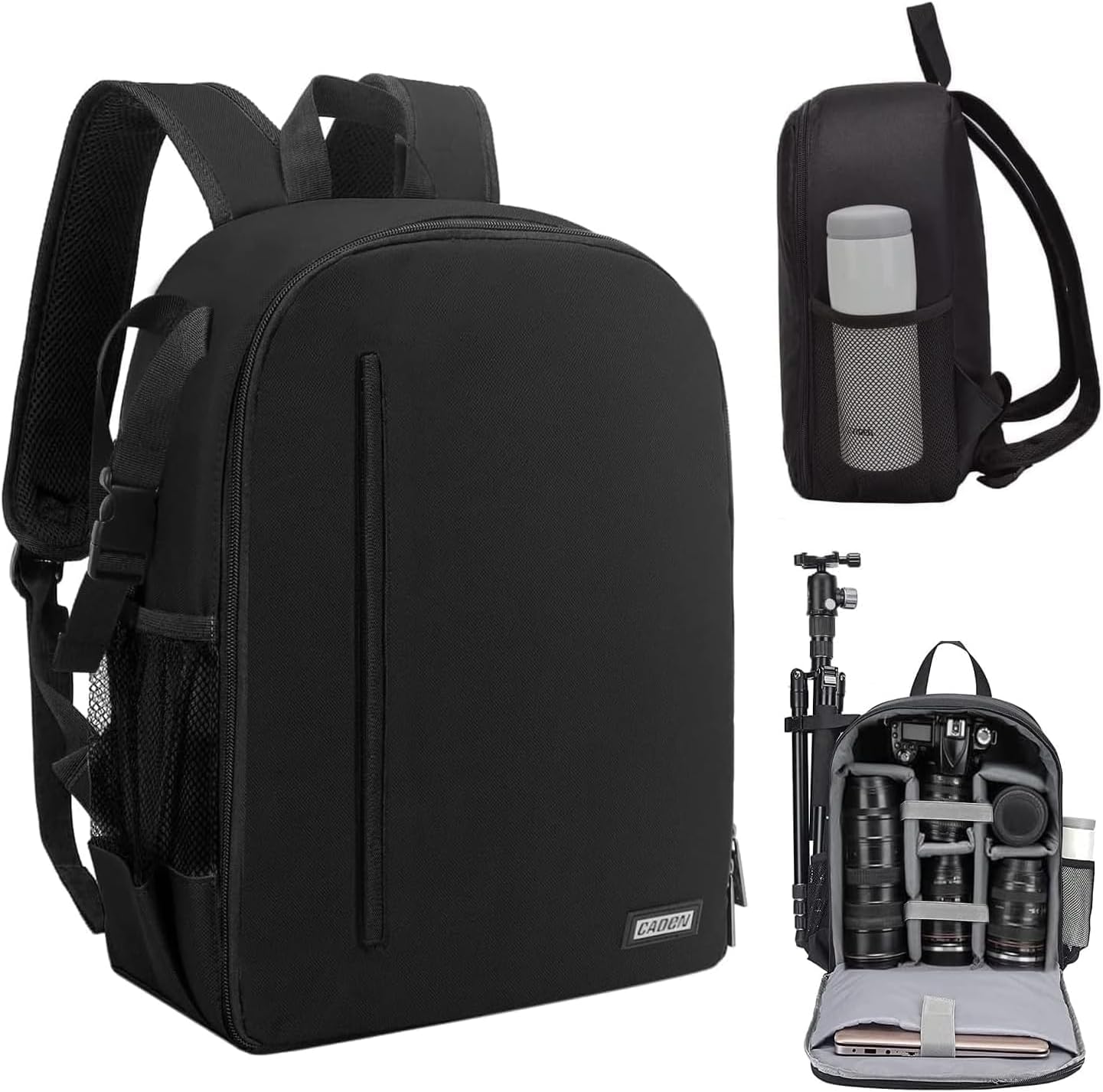 CADeN Professional Waterproof Camera Backpack Bag for DSLR, SLR, Mirrorless Cameras - Compatible with Sony, Canon, Nikon caden-professional-waterproof-camera-backpack-bag-for-dslr-slr-mirrorless-cameras-compatible-with-sony-canon