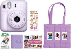 FUJIFILM Instax Mini 12 Lilac Purple Holiday Bundle 2025