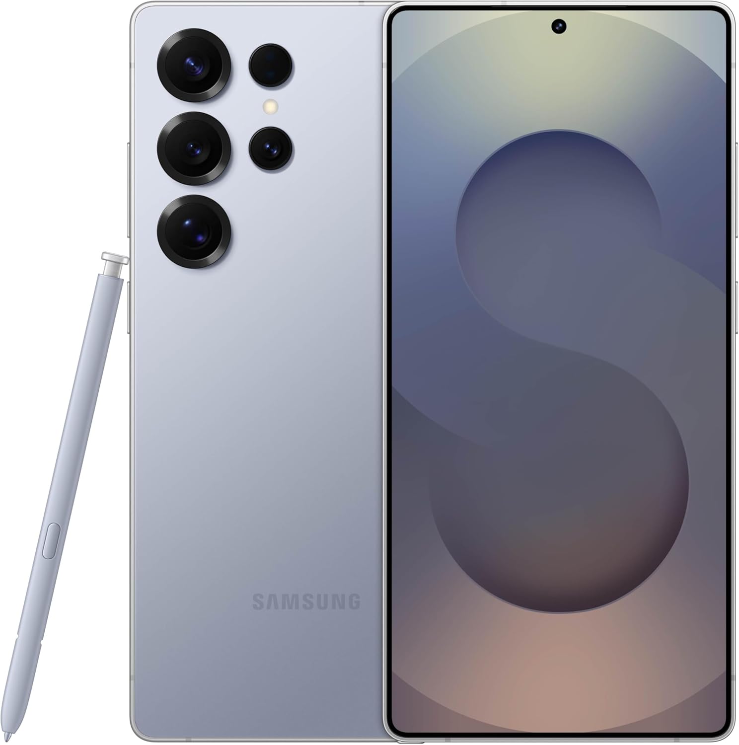 SAMSUNG Galaxy S25 Ultra, 512GB Smartphone, Unlocked Android, AI Night Mode Camera, Snapdragon 8 Elite Fast Processor, 5000mAh Battery, Built-in S Pen, 2025, US 1 Yr Warranty, Titanium Silverblue