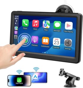 7" Wireless CarPlay & Android Auto Portable Car Stereo