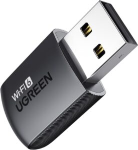 UGREEN AX900 USB WiFi 6 Adapter for Desktop PC - 5GHz/2.4GHz Dual Band with Built