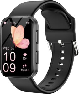 MorePro Fitness Tracker with Blood Oxygen, Heart Rate, Blood Pressure, Sleep Monitor, 120+ Sports Modes, Waterproof Watch for Android iOS