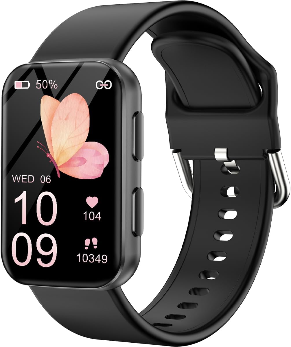 MorePro Fitness Tracker with Blood Oxygen, Heart Rate, Blood Pressure, Sleep Monitor, 120+ Sports Modes, Waterproof Watch for Android iOS