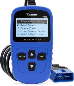 VD10 OBD2 Scanner: Code Reader, CEL Reset, Freeze Frame & I/M Readiness for All OBDII Cars