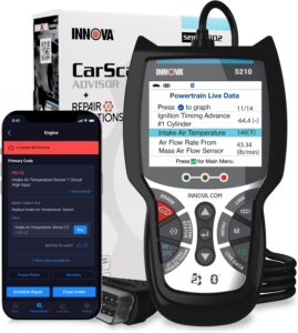 Innova 5210 OBD2 Scanner: Pro Diagnostic Tool with Live Data & Battery Testing