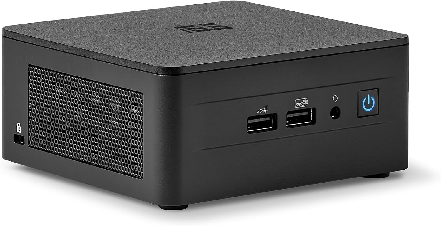 ASUS NUC 13 Pro Tall Barebone with Intel 13th Gen Core i3-1315U, Up to 64GB DDR4 RAM, Triple Storage Design, Thunderbolt 4, Wi-Fi 6E & Bluetooth 5.3, with VESA Mount Included