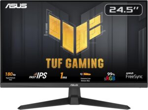 ASUS TUF Gaming 25 180Hz 1ms FHD Gaming Monitor | VG259Q3A