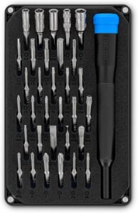 iFixit Moray Driver Kit: 32 Precision Bits for Smartphones, Game Consoles & Electronics Repair