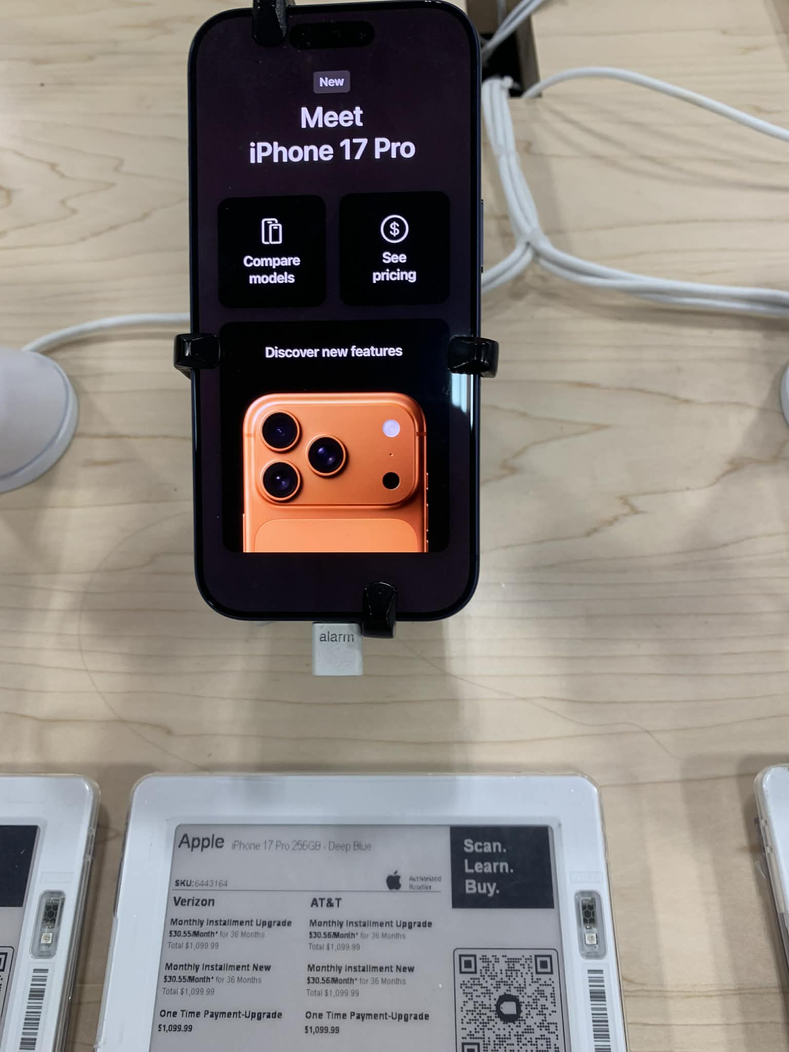 iPhone 17 Pro front and back view showing camera and design