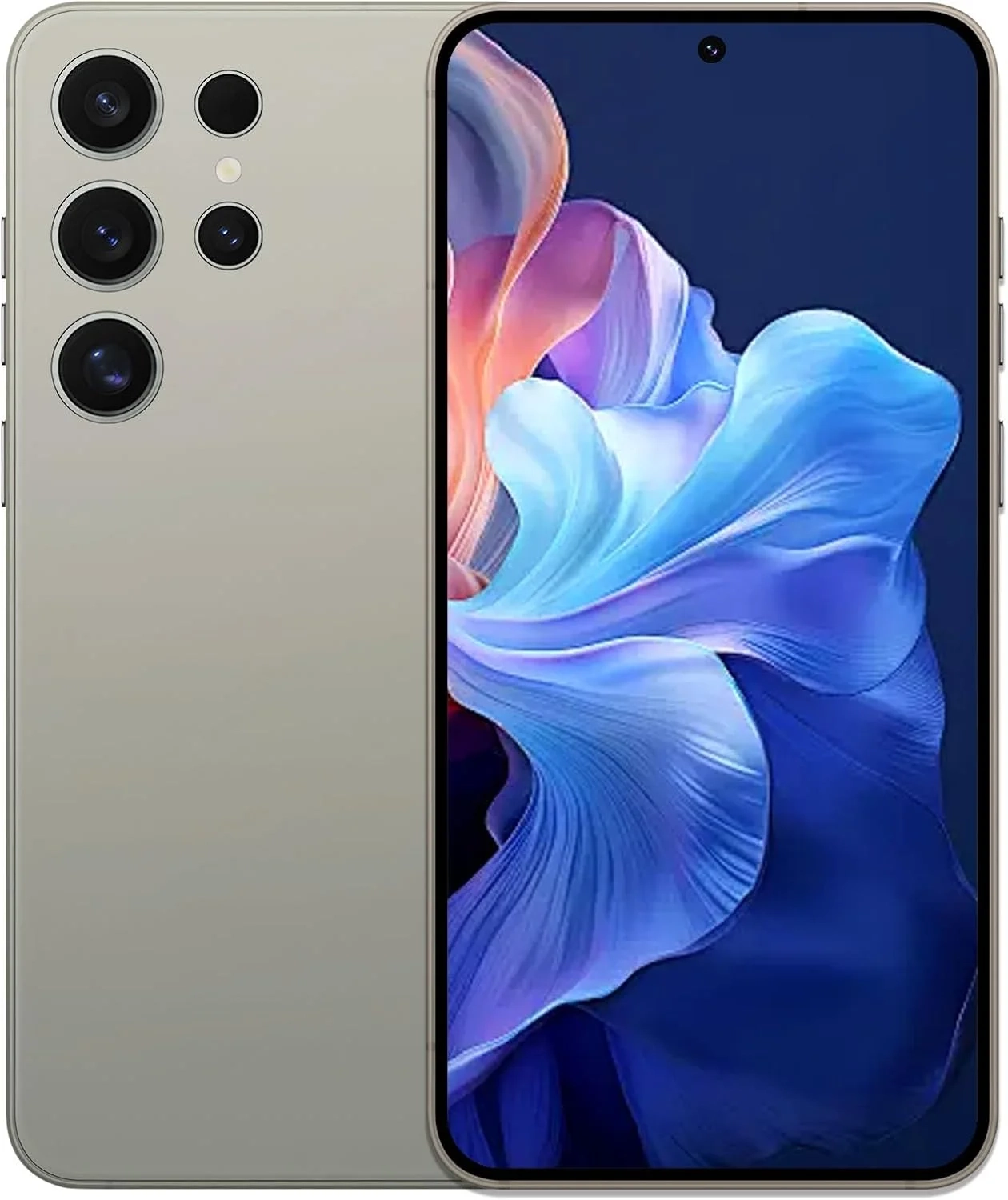 Unlocked Phones R24 Ultra Build-in Pen, Android 14 Cell Phones, 5000mAh Battery, 12GB+512GB