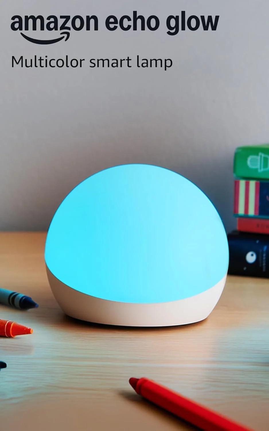 Echo Glow - Multicolor smart lamp, Works with Alexa