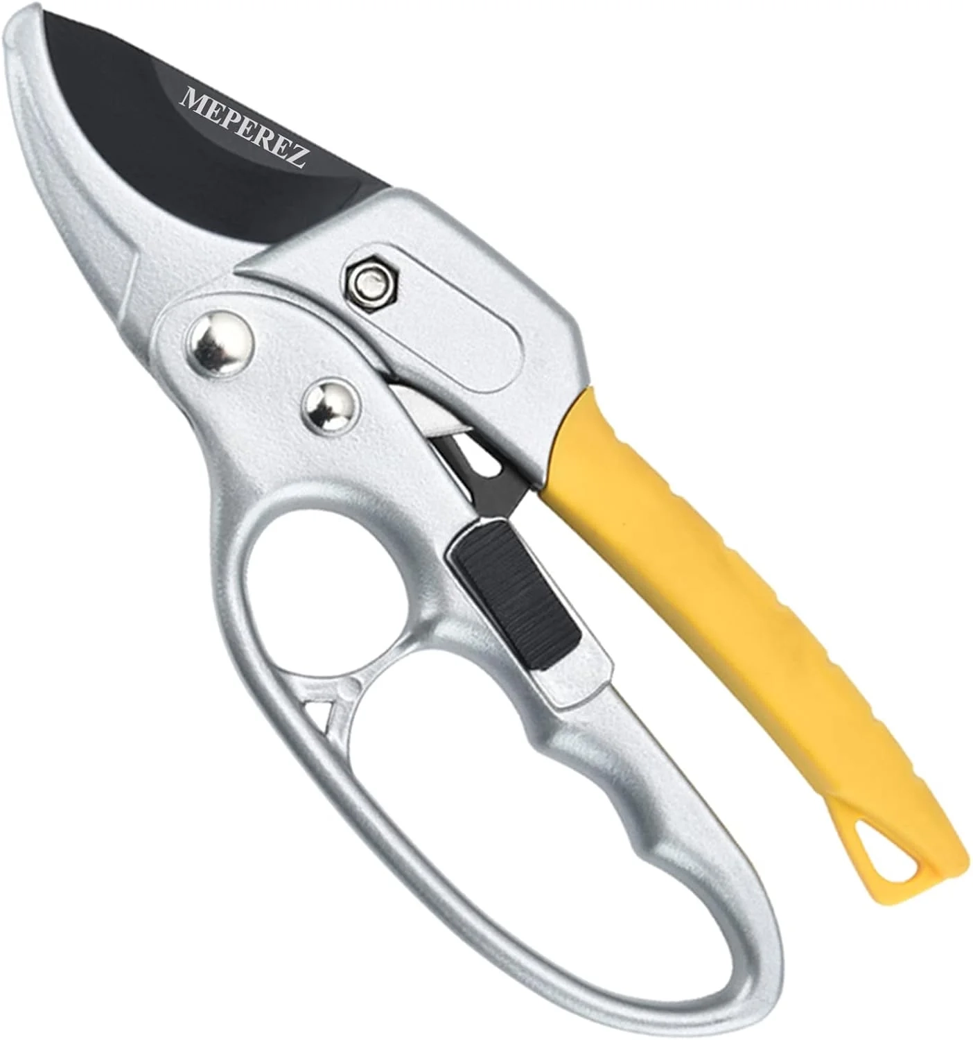 Ultra Sharp Germany Steel Pruning Shears - Cuts 3X Easier, Ergonomic Design - Weak Hand Arthritis