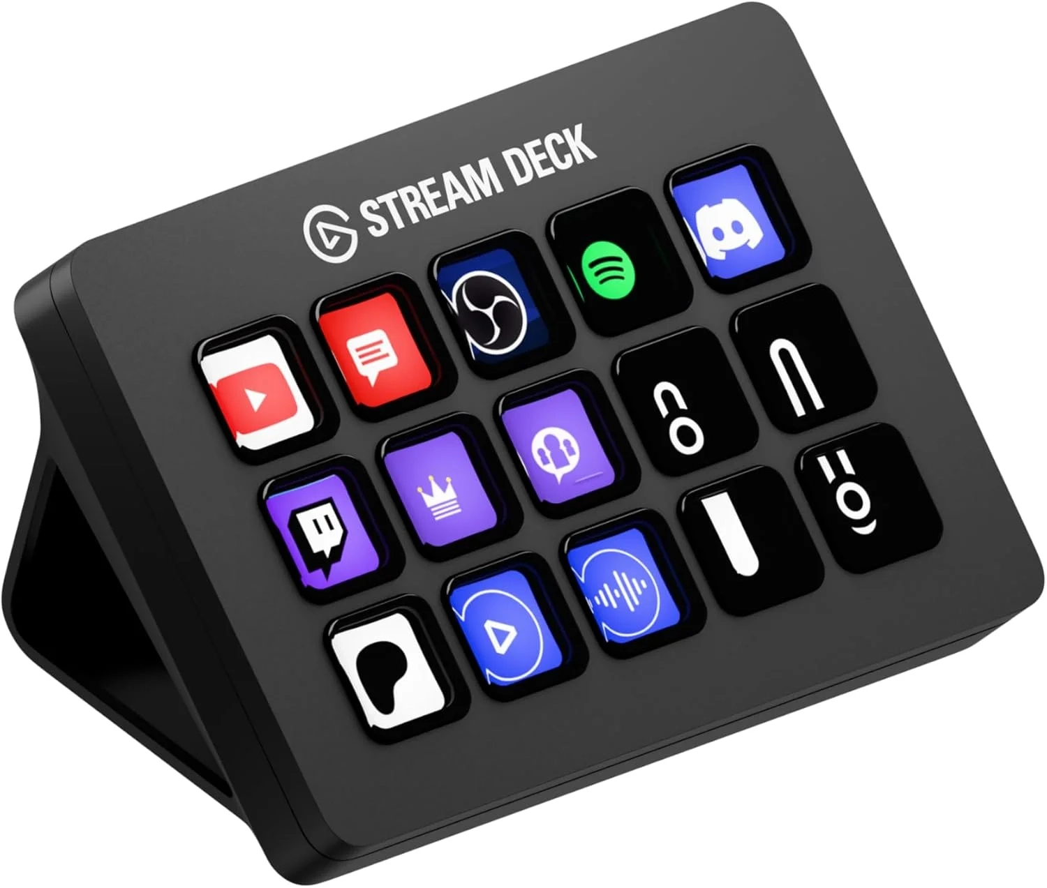 Elgato Stream Deck MK.2  Studio Controller, 15 macro keys, trigger actions in apps and software