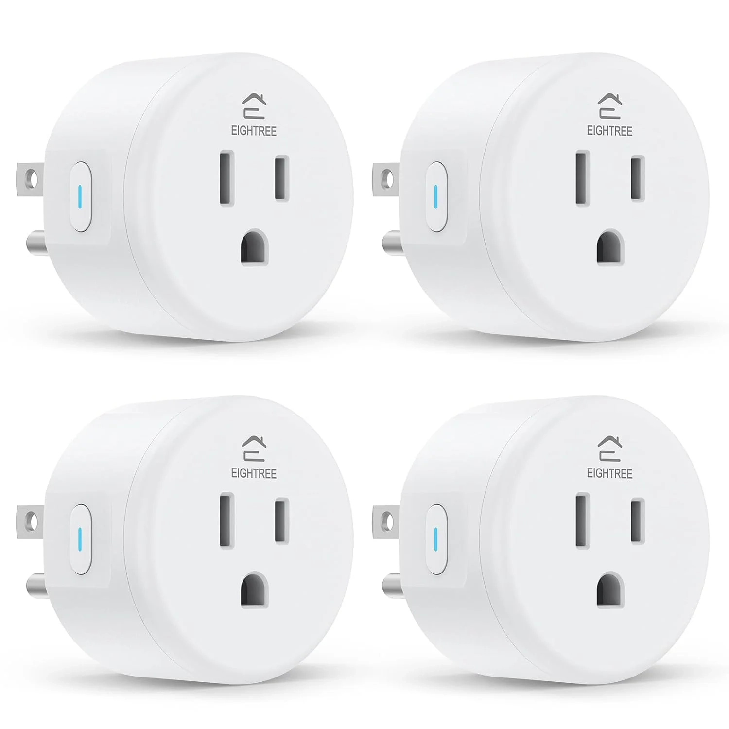 EIGHTREE Smart Plug, WiFi Outlet Works with Alexa & Google Home, Smart Home Socket with Remote