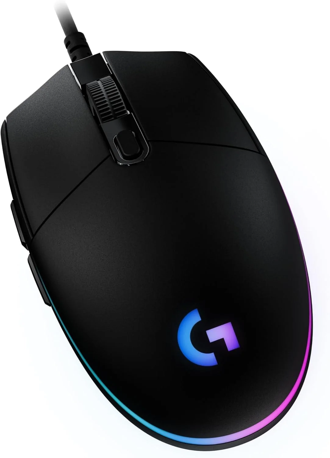 Logitech G203 Wired Gaming Mouse, 8,000 DPI, Rainbow Optical Effect LIGHTSYNC RGB, 6 Programmable